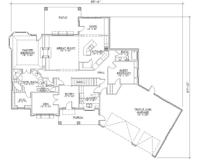 European House Plans - Home Design VH-R2270a