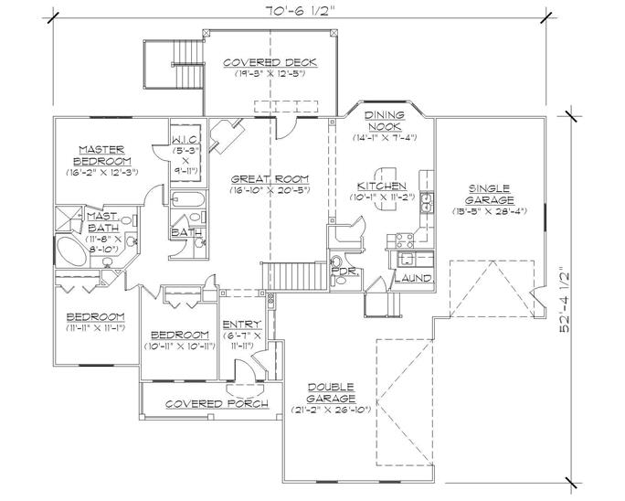 Traditional House Plans - Home Design VH-R1798