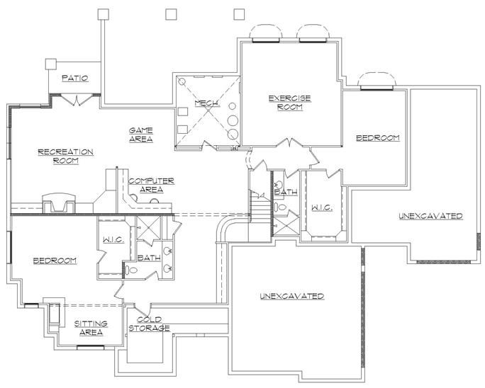 Luxury, European House Plans - Home Design Vh-ts4793 # 11083