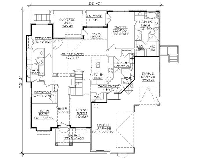 Luxury, French, European House Plans - Home Design VH-TS3280 # 11136