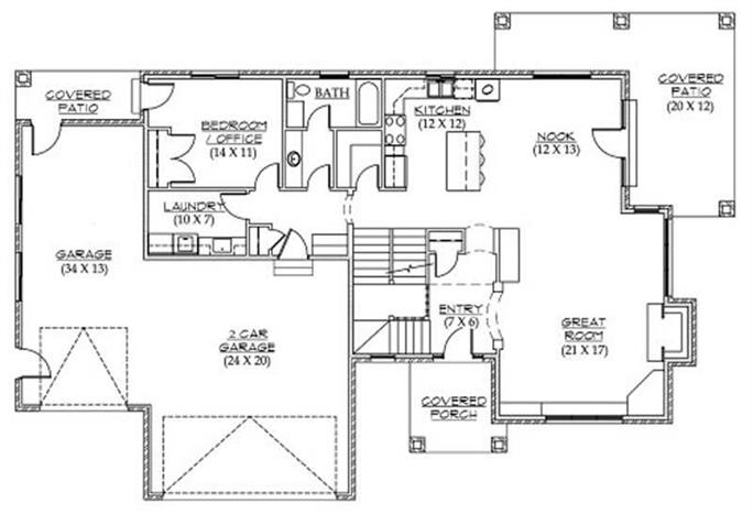 Country Home Design - 3 Bedrms, 3.0 Baths - 2,816 Sq Ft - Plan #135-1213