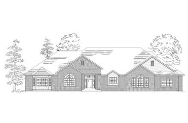 3-Bedroom, 2735 Sq Ft European Home Plan - 135-1305 - Main Exterior