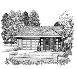 Garage House Plans - Home Design HW-G284 # 18844