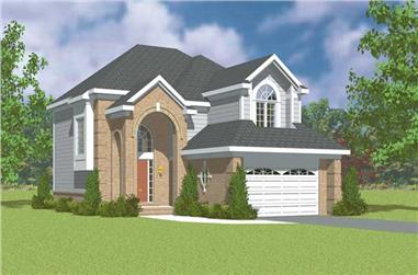 3-Bedroom, 2308 Sq Ft Traditional House Plan - 137-1132 - Front Exterior