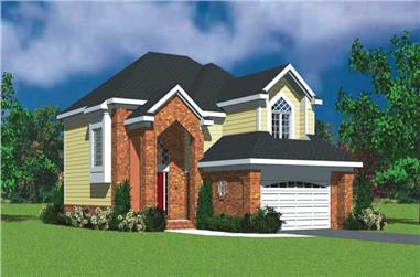 3-Bedroom, 2308 Sq Ft Traditional House Plan - 137-1134 - Front Exterior