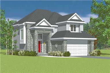 3-Bedroom, 2308 Sq Ft Traditional Home Plan - 137-1136 - Main Exterior