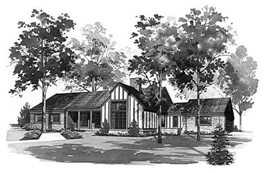 3-Bedroom, 2790 Sq Ft European Home Plan - 137-1173 - Main Exterior