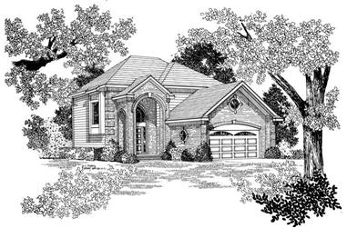 2-Bedroom, 2152 Sq Ft Traditional Home Plan - 137-1230 - Main Exterior