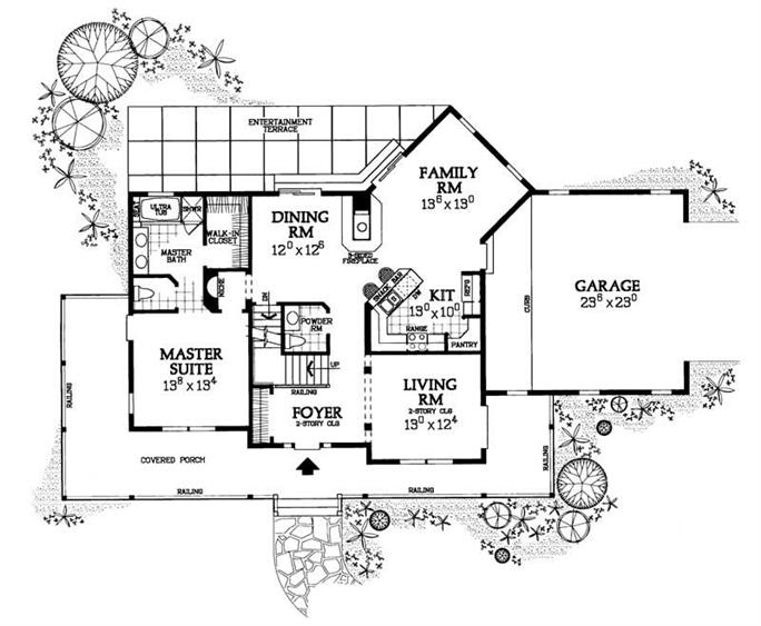 Farmhouse House Plans - Home Design HW-5521 # 17888