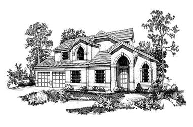 4-Bedroom, 2900 Sq Ft Mediterranean Home Plan - 137-1273 - Main Exterior