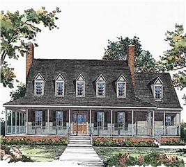 Country House Plan - 4 Bedrms, 3.5 Baths - 3818 Sq Ft - #137-1304