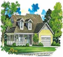 Country House Plans - Home Design HW-3609 # 18236