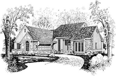 3-Bedroom, 3040 Sq Ft Contemporary House Plan - 137-1393 - Front Exterior