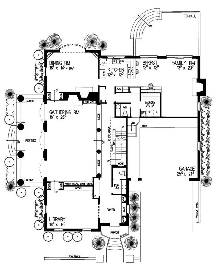 Colonial House Plan - 4 Bedrms, 3.0 Baths - 4,690 Sq Ft - Plan #137-1609