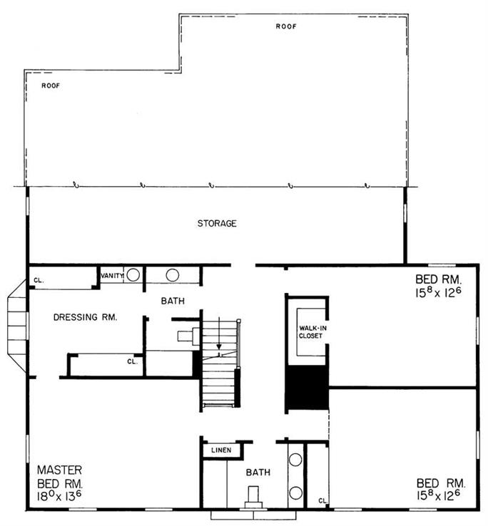 Georgian, Colonial House Plans - Home Design HW-2641 # 17522