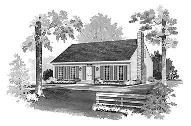 4-Bedroom, 1933 Sq Ft Cape Cod Home Plan - 137-1842 - Main Exterior