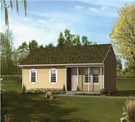 Ranch Home Plan - 3 Bedrms, 1.5 Baths - 1160 Sq Ft - #138-1021