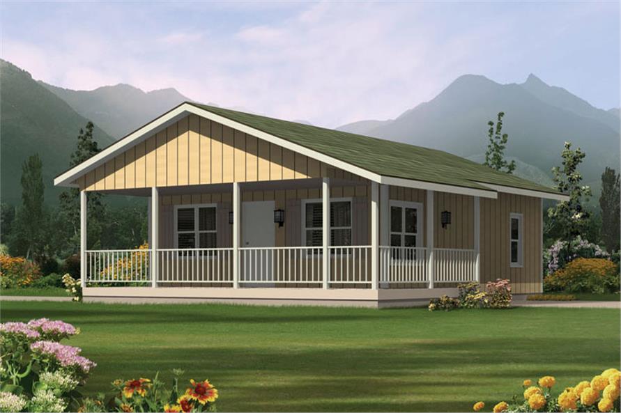 720 Sq Ft House Plan Ranch With 2 Bedrooms 138 1022