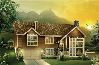 3-Bedroom, 3510 Sq Ft Ranch Home Plan - 138-1112 - Main Exterior