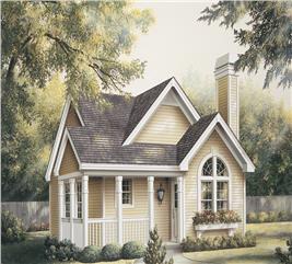 Cottage House Plan #138-1133: 2 Bedrm, 1084 Sq Ft Home | ThePlanCollection