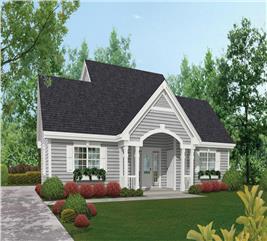 Barn Plan: 680 Square Feet, 1 Bedroom, 1 Bathroom - 2802-00173