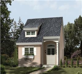 Cottage House Plan #138-1201: 2 Bedrm, 882 Sq Ft Home | ThePlanCollection