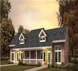 Contemporary Multi-Family Plan #153-1591: 2 Bedrm, 927 Sq Ft Per Unit