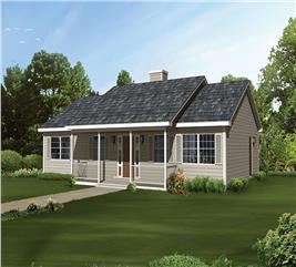 3 Bedrm, 1364 Sq Ft Country House Plan #138-1324