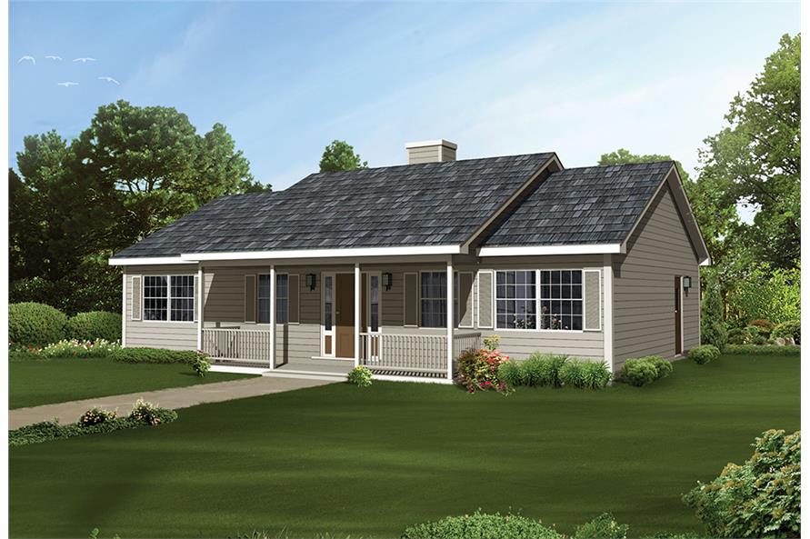 3 Bedrm, 1364 Sq Ft Country House Plan #138-1324