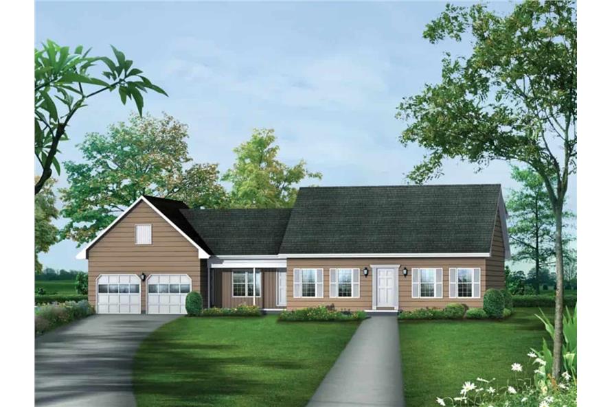 Rustic Floor Plan - 4 Bedrms, 2 Baths - 1827 Sq Ft - #138-1446