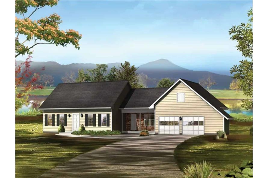 Farmhouse House Plan - 4 Bedrms, 2 Baths - 1827 Sq Ft - #138-1447