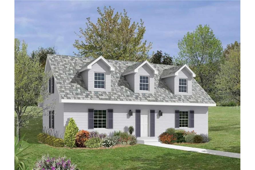 Front View of this 4-Bedroom,1705 Sq Ft Plan -138-1449