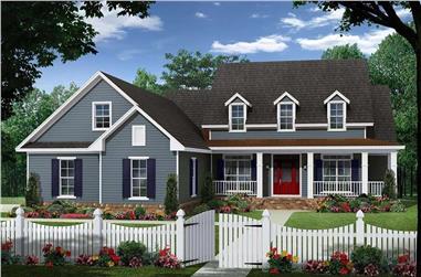 3-Bedroom, 2150 Sq Ft Cape Cod Home Plan - 141-1065 - Main Exterior