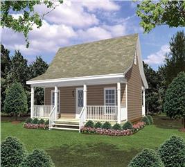 Vacation Homes House Plan - 1 Bedrms, 1 Baths - 647 Sq Ft - #138-1073