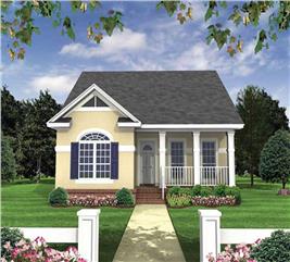 Country House Plan - 2 Bedrms, 2 Baths - 1100 Sq Ft - #141-1083