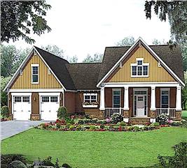 1800 Sq Ft Country Ranch House Plan - 3 Bed, 3 Bath #141-1175