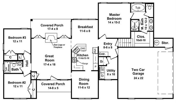 European Traditional House Plans Home Design HPG 2024 7847   Flr Lr2024floorplan 684 