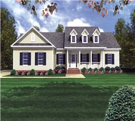 3-4 Bedrm, 2156 Sq Ft Country House Plan #109-1193