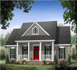 Country Cottage Plan #141-1270: 3 Bedrm, 1951 Sq Ft Home Plan