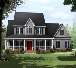 4-Bedroom Cottage House Plan with 2454 Sq Ft - #168-1126