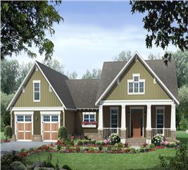 1800 Sq Ft Ranch House Plan with Bonus Room - 3 Bed, 2 Bath