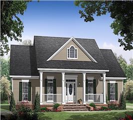 Ranch Home Plan - 3 Bedrms, 2 Baths - 1476 Sq Ft - #141-1312