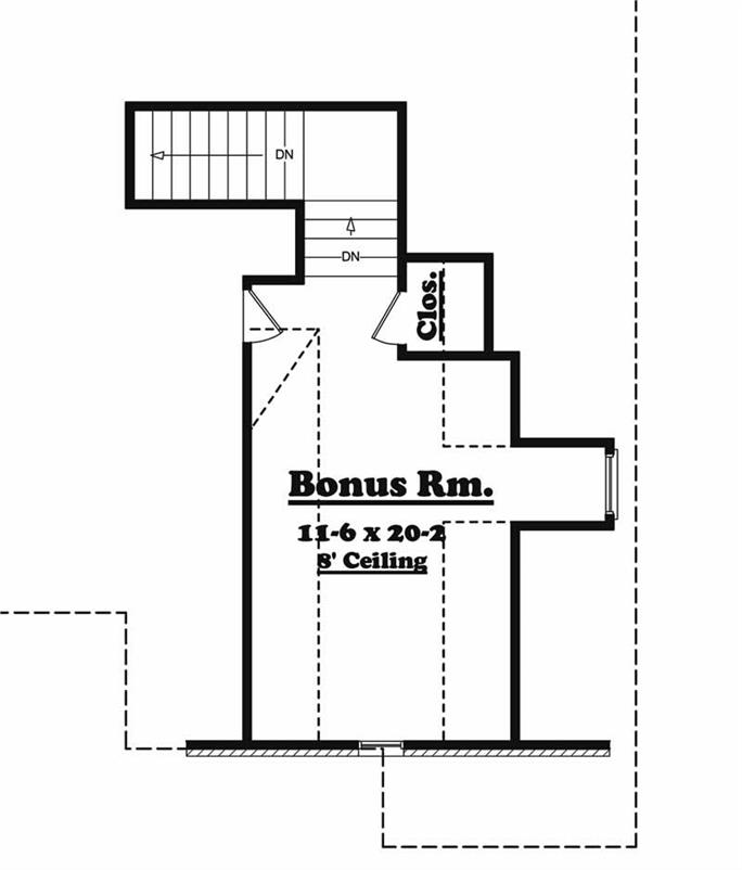 French, European House Plans - Home Design Cedarcrest # 20620