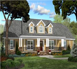 4 Bedroom Split Level House Plan - 2136 Sq Ft, 2 Bathroom