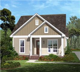 House Plan #142-1054: 3 Bdrm, 1,375 Sq Ft Cottage Home | ThePlanCollection