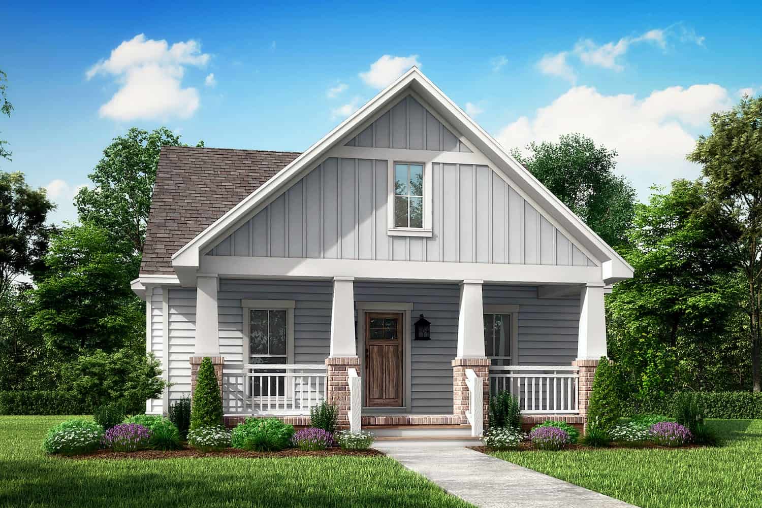 Cottage Bungalow House Plan 1800 Sq Ft 3 Bed 2 5 Bath