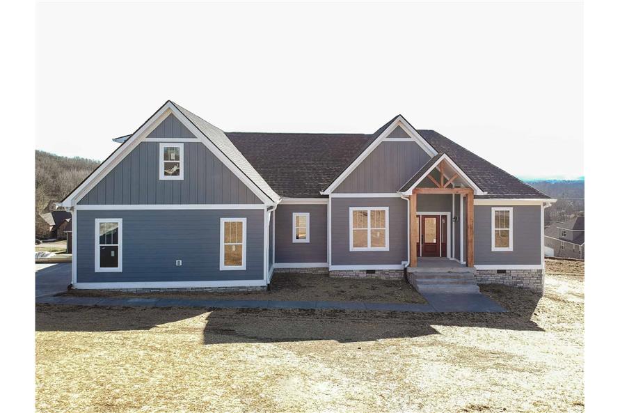 Front View of this 3-Bedroom,1842 Sq Ft Plan -142-1083