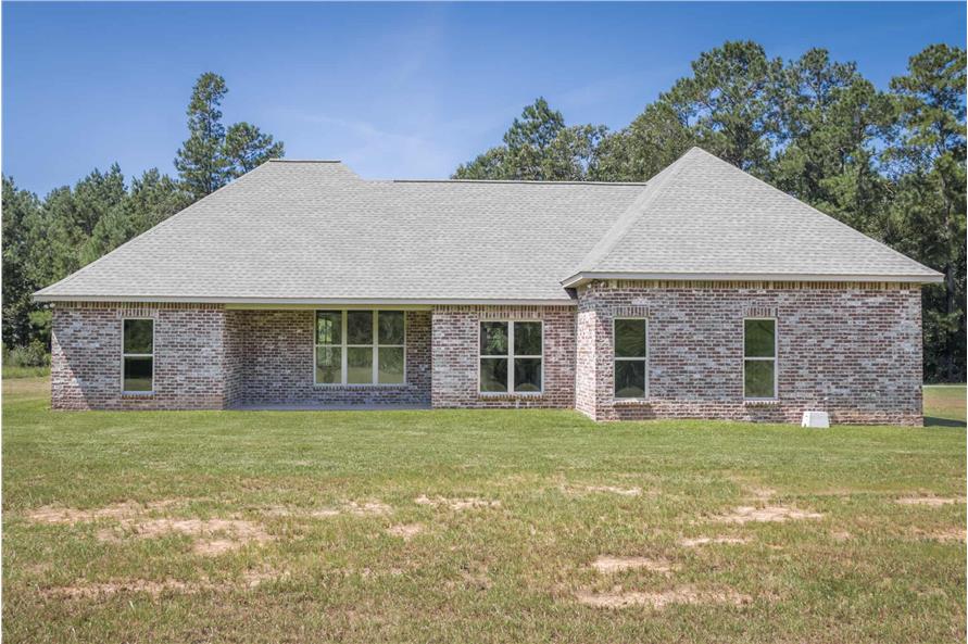 Rear View of this 3-Bedroom,1842 Sq Ft Plan -142-1083