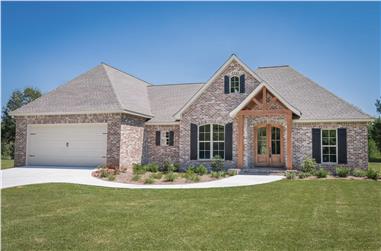 3-Bedroom, 1842 Sq Ft Acadian House Plan - 142-1083 - Front Exterior