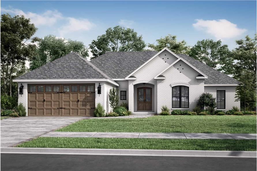 Front View of this 4-Bedroom,1875 Sq Ft Plan -142-1087